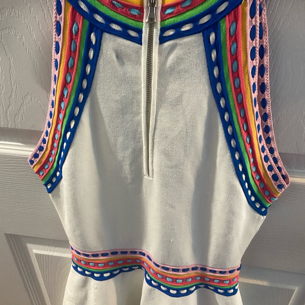 Milly Multicolored Polka Dot Dress